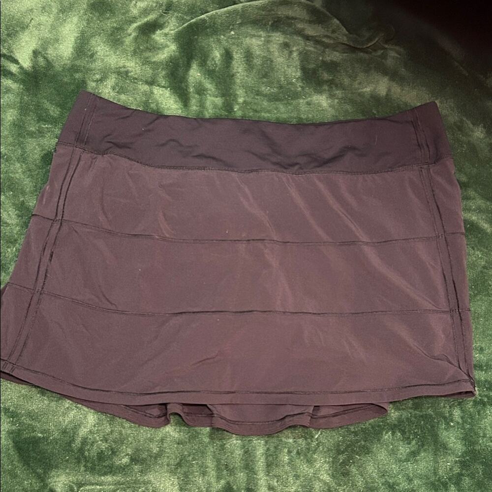 Lululemon Pace Revival Black Skirt
